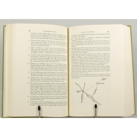 J.R.R. Tolkien Unfinished Tales of Numenor and Middle Earth 1st American Edition - Picture 7 of 9